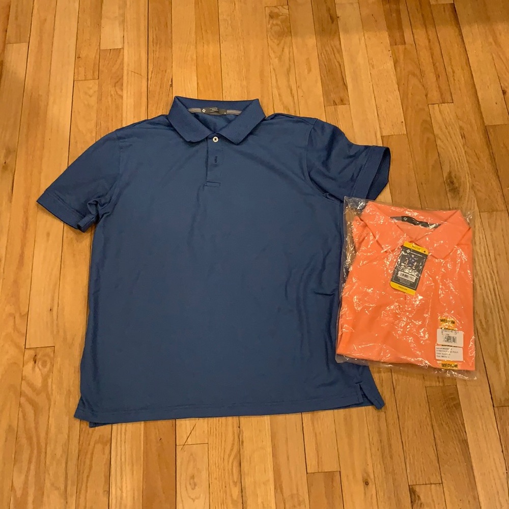 MENS STRECH COTTON POLOS BUNDLE SIZE MEDIUM